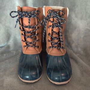 USED Sz 9 Sugar Brand Duck Boots w/ Sherpa Lining